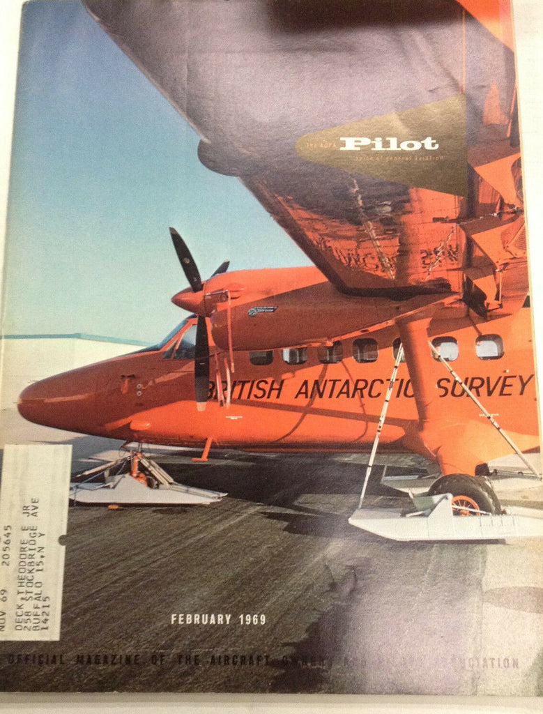 The Aopa Pilot Magazine Cessna & The Alexander Eaglerocks February 1969 120116R