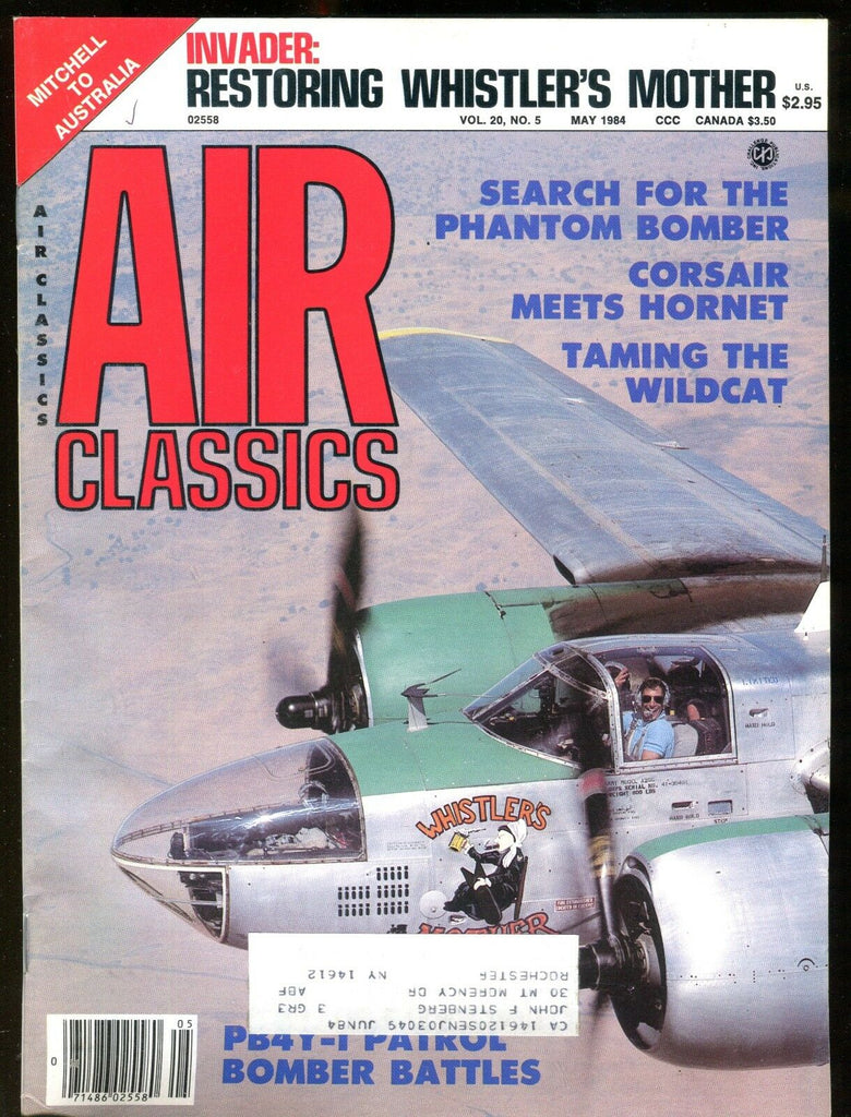 Air Classics Magazine May 1984 Corsair Hornet EX w/ML 010217jhe