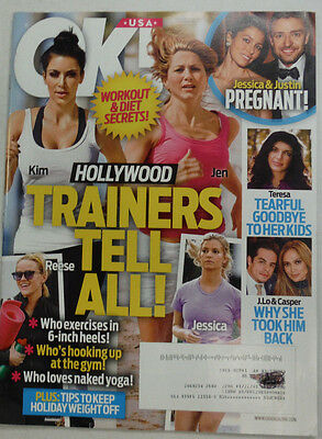 Ok! Magazine Kim Kardashian Jennifer Aniston October 2014 051115R