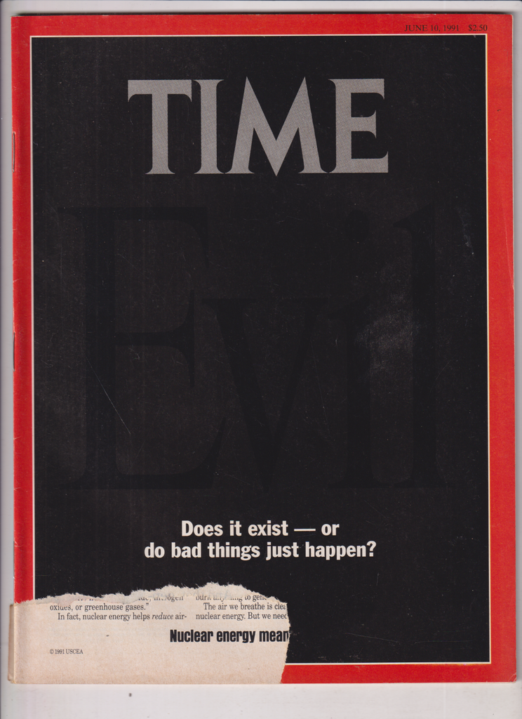 Time Mag Does Evil Exsist June 10, 1991 011820nonr