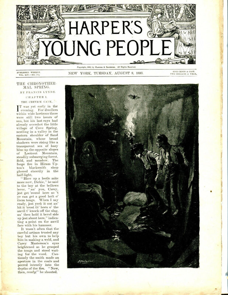 Harper's Young People Magazine August 8 1893 ACC 042717nonjhe