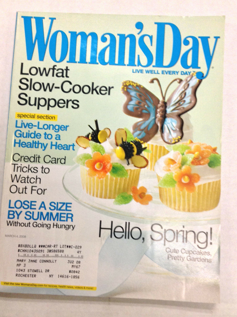 Woman's Day Magazine Lowfat Slow-Cooker Suppers March 4, 2008 020817RH