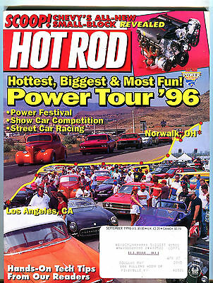 Hot Rod Magazine September 1996 Power Tour '96 EX 032116jhe
