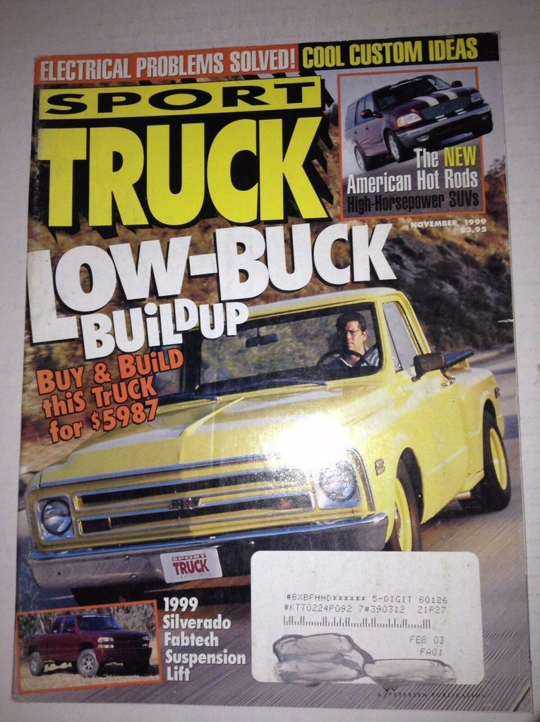 Sport Truck Magazine Low Buck Buildup Silverados November 1999 041917nonrh2