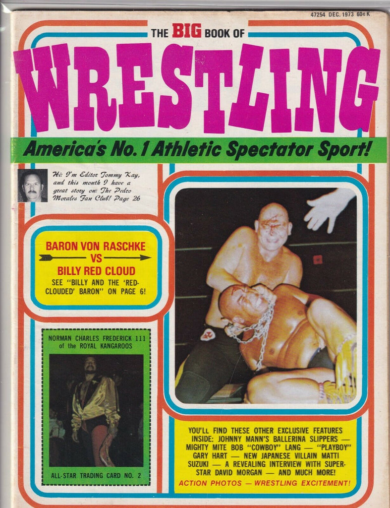 The Big Book Of Wrestling Baron Raschke Billy Red Cloud December 1973 061819nonr