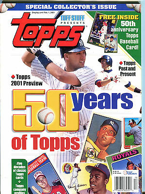 Tuff Stuff Topps Magazine 2000 Derek Jeter EX 060216jhe