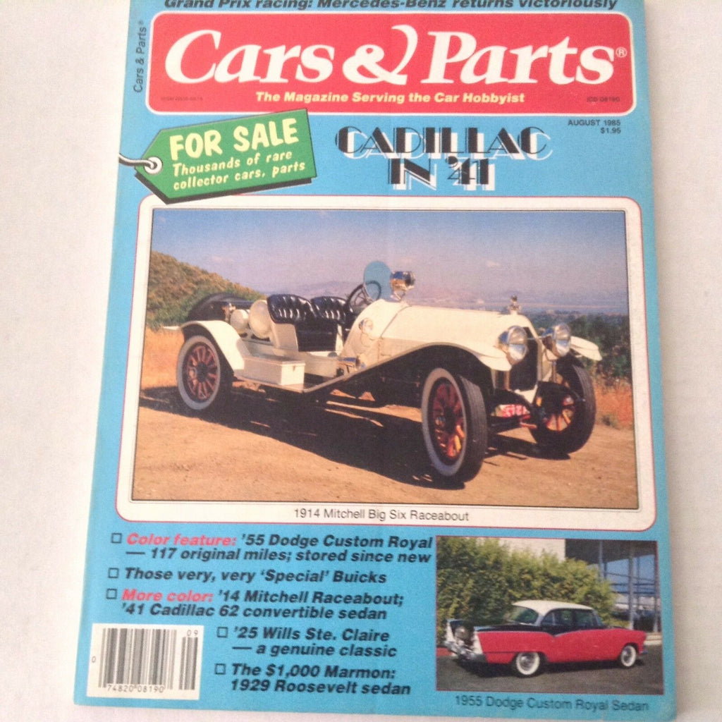 Cars & Parts Magazine 1914 Mitchell Big Six Raceabout August 1985 060817nonrh2