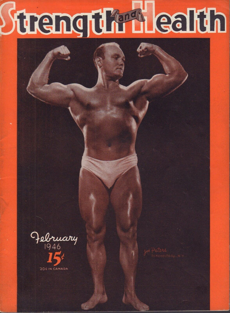Strength and Health February 1946 Joe Peters 022317nonDBE