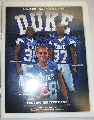 Duke Magazine Casey Hales & Rodney Ezzard October 2007 122214R2