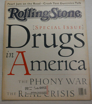 Rolling Stone Magazine Drugs In America The Phony War May 1994 021615R