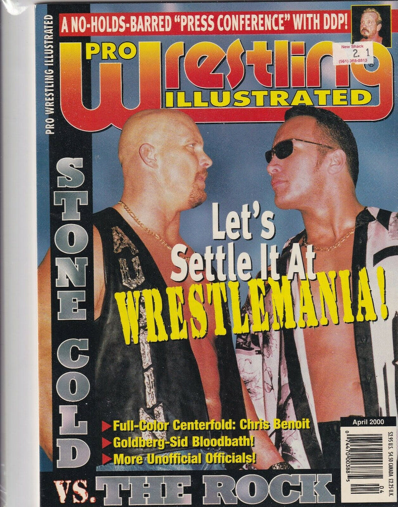 Pro Wrestling Illustrated Stone Cold The Rock April 2000 1981 061419nonr