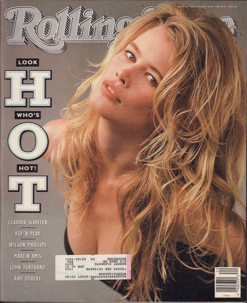 Rolling Stone May 17 1990 Claudia Schiffer, Kid 'n Play w/ML 122616DBE
