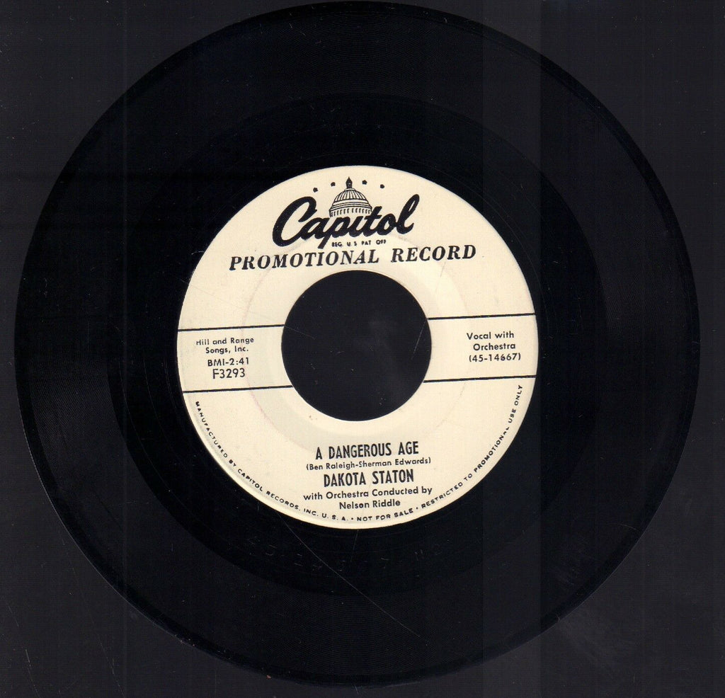 Dakota Station It Feels So Nice Capitol Records WLP 45 RPM Vinyl 45AME
