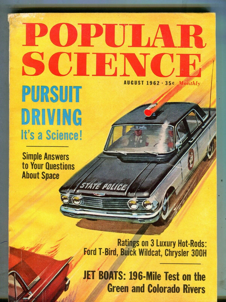 Popular Science Magazine August 1962 Pursuit Driving 070517nonjhe