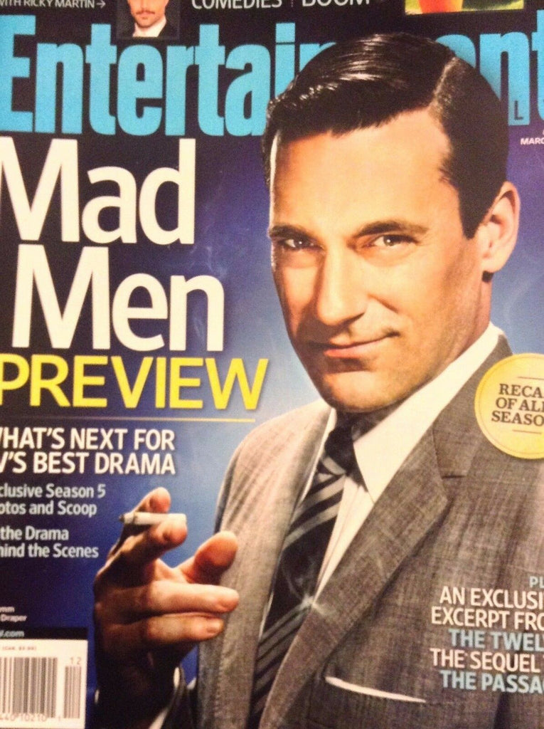 Entertainment Weekly Magazine Jon Hamm March 16, 2012 NO ML 121517nonrh
