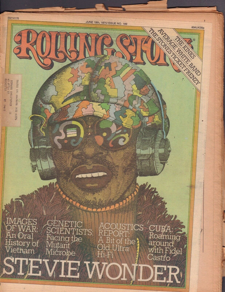 Rolling Stone June 19 1975 Stevie Wonder, The Kinks w/ML 121416DBE