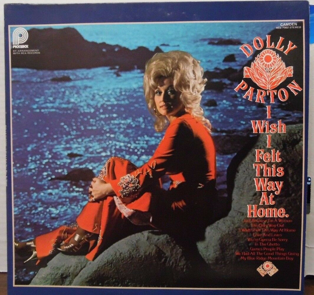 Dolly Parton I Wish I Felt This Way at Home 33RPM ACL-7002 121016LLE#2