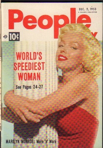 People December 2 1953 Marilyn Monroe Eartha Kitt Cheesecake Digest 020519DBC