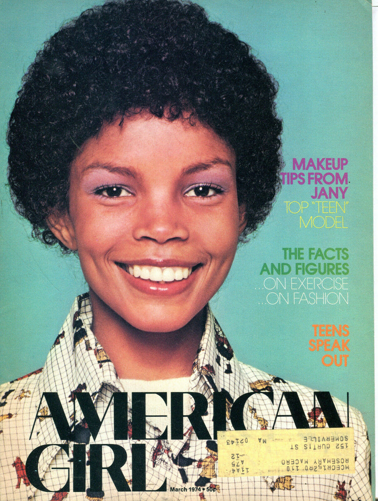American Girl Magazine March 1974 Jany Top Teen Model EX 082416jhe
