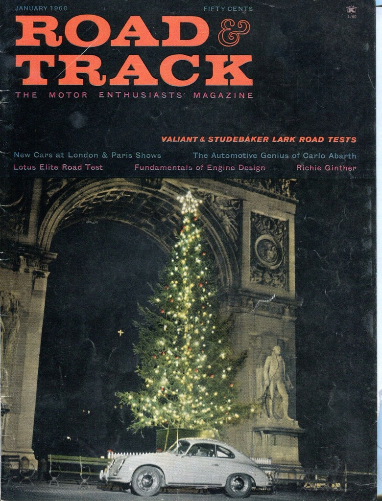 Road & Track Magazine January 1960 Valiant Studebaker VG No ML 031617nonjhe