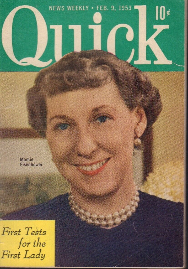 Quick News Weekly February 9 1953 Mamie Eisenhower Cheesecake Pin Up 091318AME