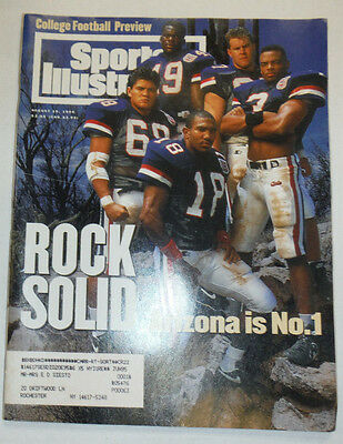 Sports Illustrated Magazine Arizona's Tedy Bruschi & Hoffman August 1994 012815R