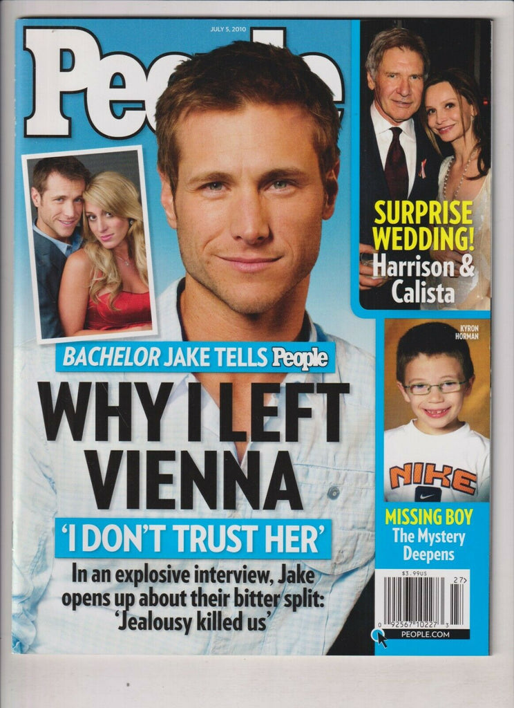 People Mag Bachelor Jake & Harrison Ford July 5, 2010 NO ML 030920nonr
