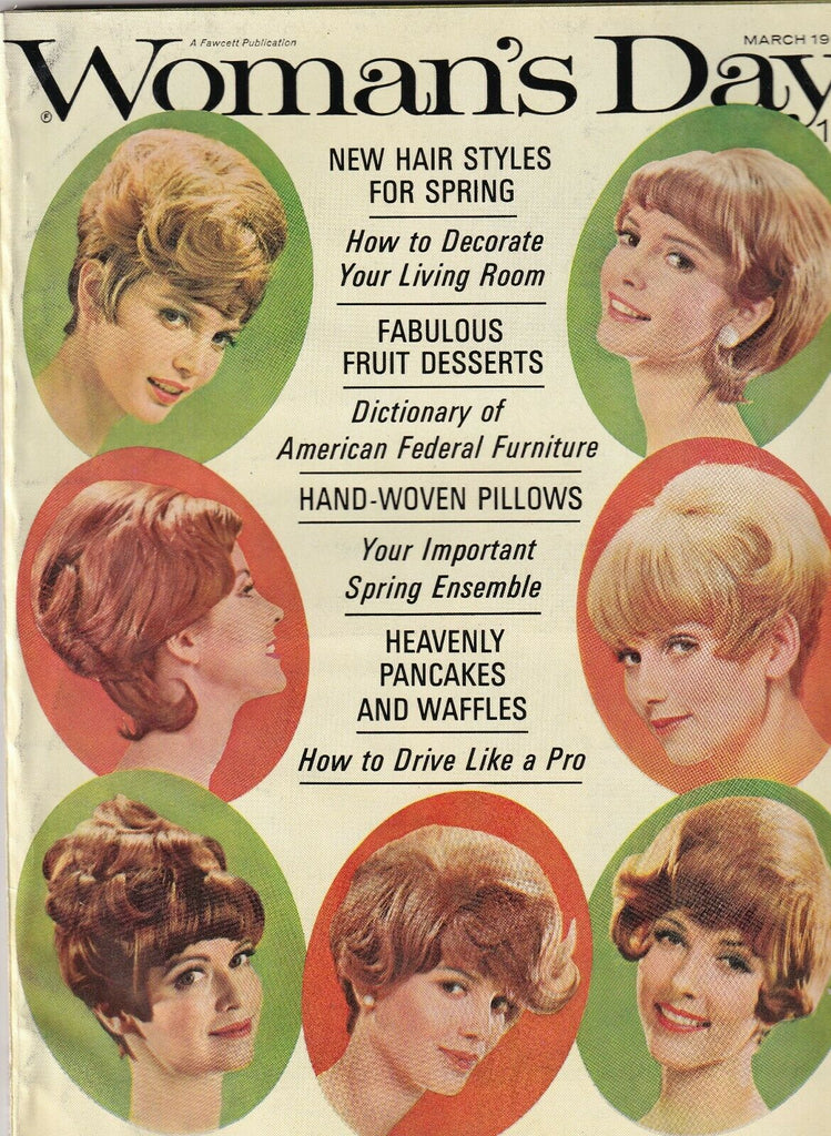 Woman's Day Mag New Hair Styles For Spring March 1966 070119nonr