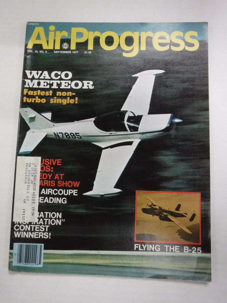 Air Progress Airplanes Magazine Waco Meteor September 1977 121416R