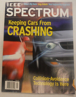 IEEE Spectrum Magazine Keeps Cars From Crashing September 2001 FAL 061815R