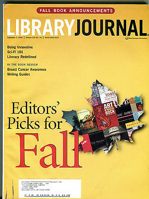 Library Journal Magazine September 1 2004 Editors' Picks EX FAA 030816jhe