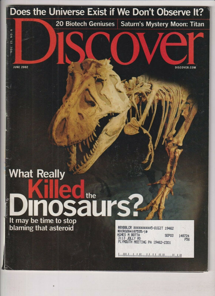 Discover Mag What Really Killed The Dinosaurs June 2002 112019nonr