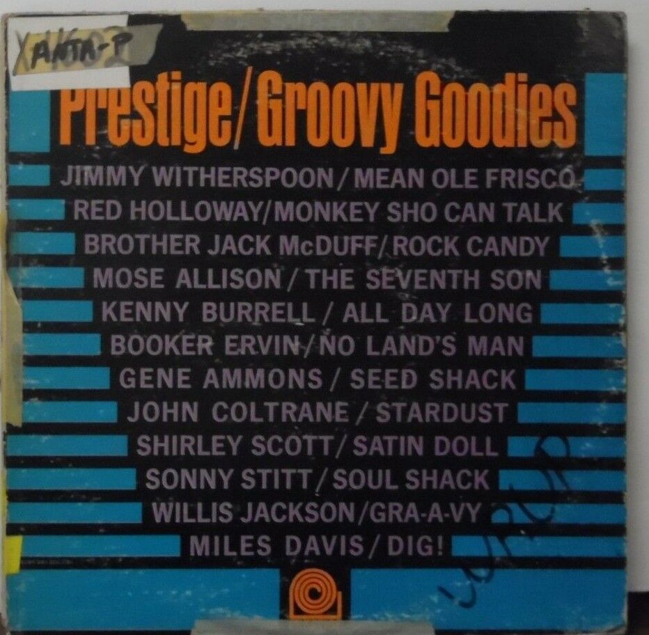 Prestige Groovy Goodies vinyl PRST7298 092318LLE