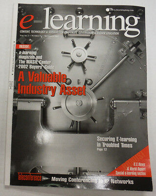 E-Learning Magazine A Valuable Industry Asset November 2001 FAL 071615R