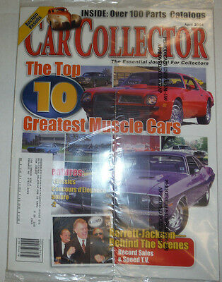 Car Collector Magazine The Top 10 Greatest Muscle Cars April 2004 SEALED 030415R