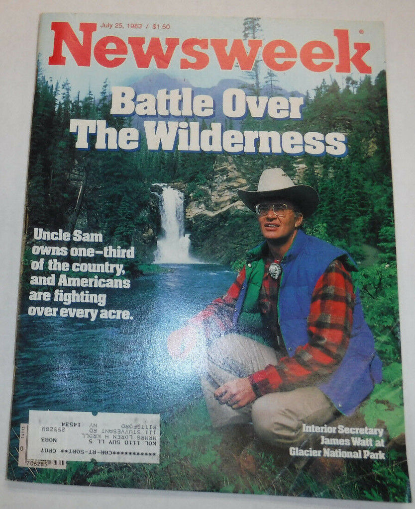 Newsweek Magazine Battle Over The Wilderness July 25, 1983 100716R