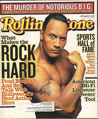 Rolling Stone June 7 2001 The Rock, Notorious B.I.G w/ML VG 082916DBE