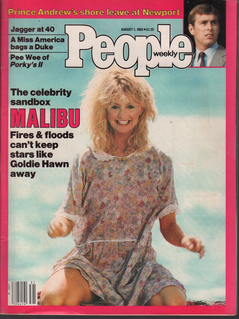 People Weekly August 1 1983 MIck Jagger Goldie Hawn Prince Andrew 080520AME