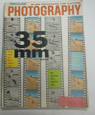 Popular Photography Magazine 35 MM Issue New Approaches August 1958 070815R