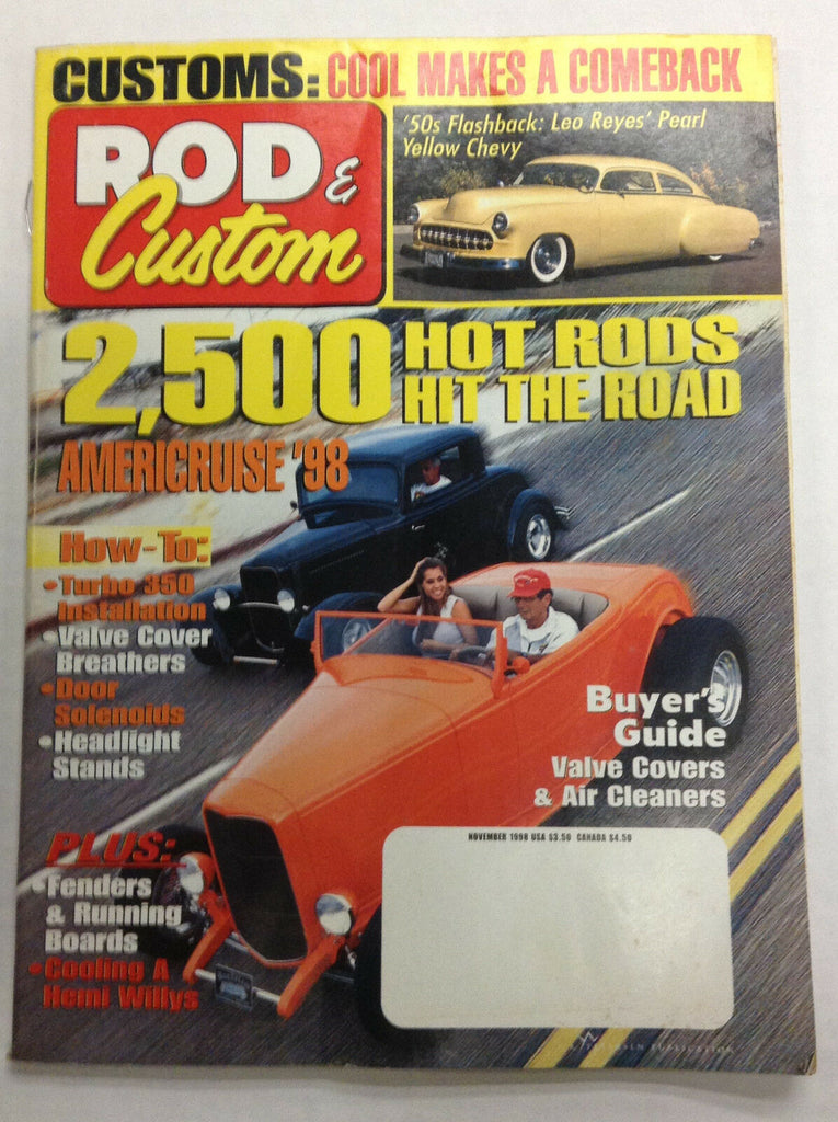 Rod & Custom Magazine Americruise '98 Buyer's Guide November 1998 010517R