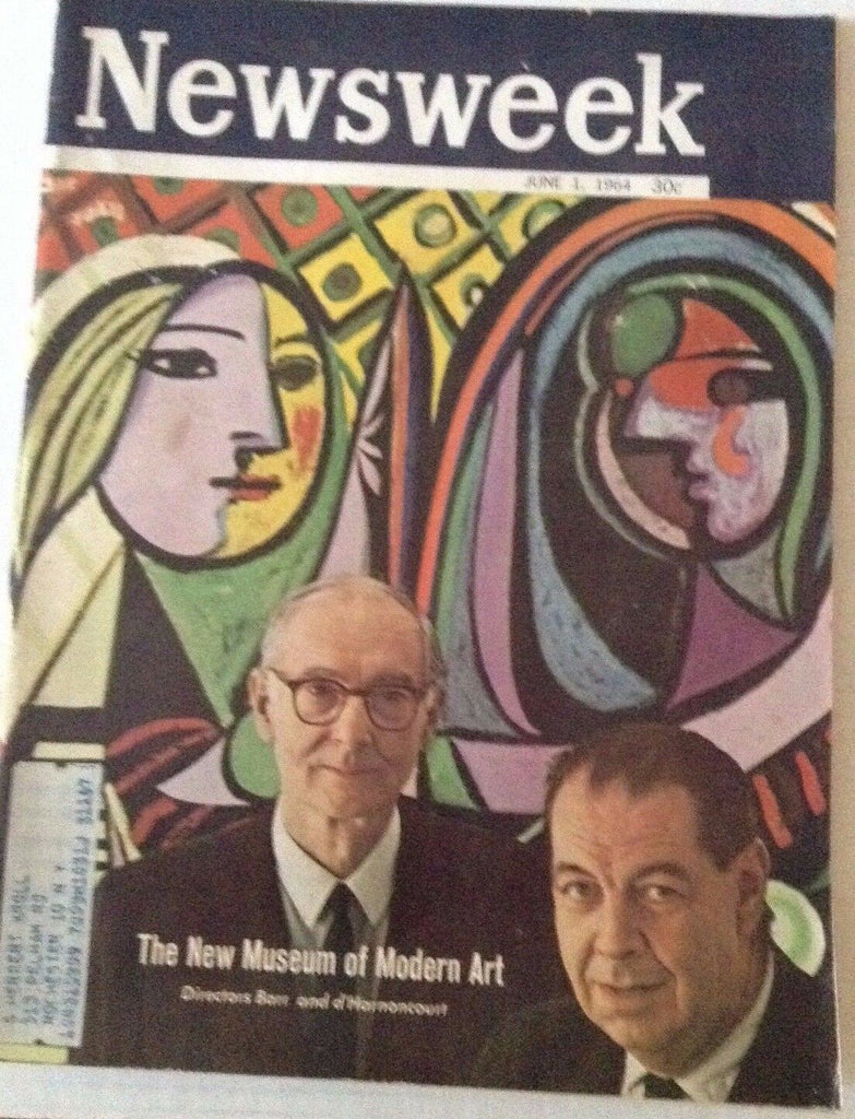 Newsweek Magazine Museum Of Modern Art Barr And d'Harnoncourt June 1964 101216R