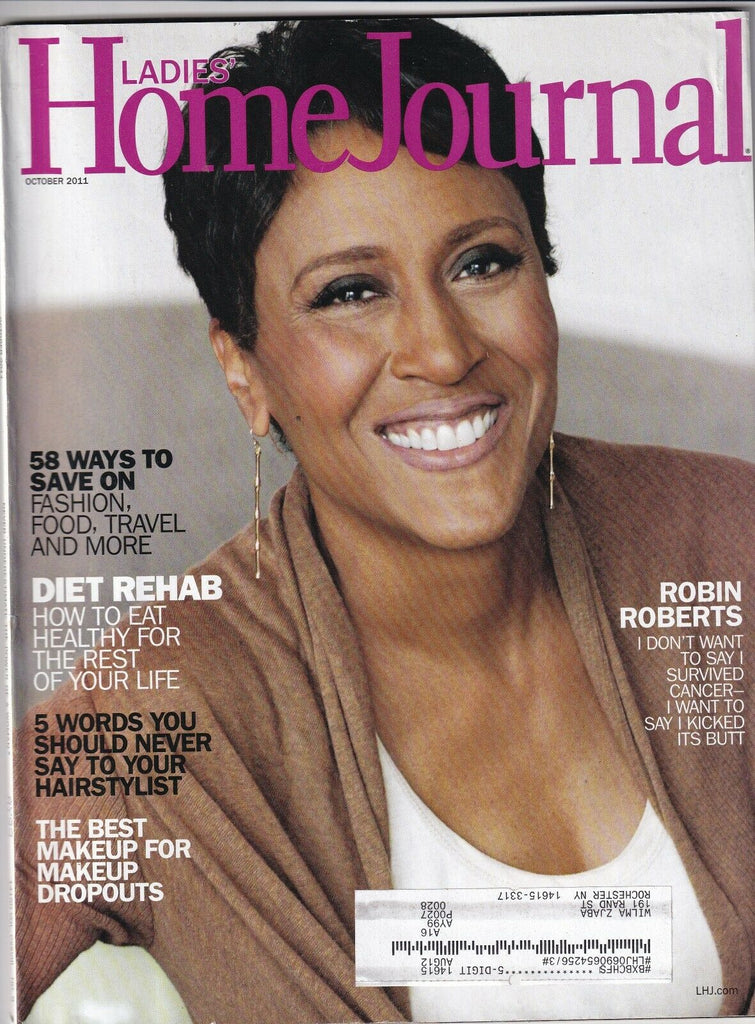 Ladies' Home Journal Robin Roberts 58 Ways To Save October 2011 080719nonr