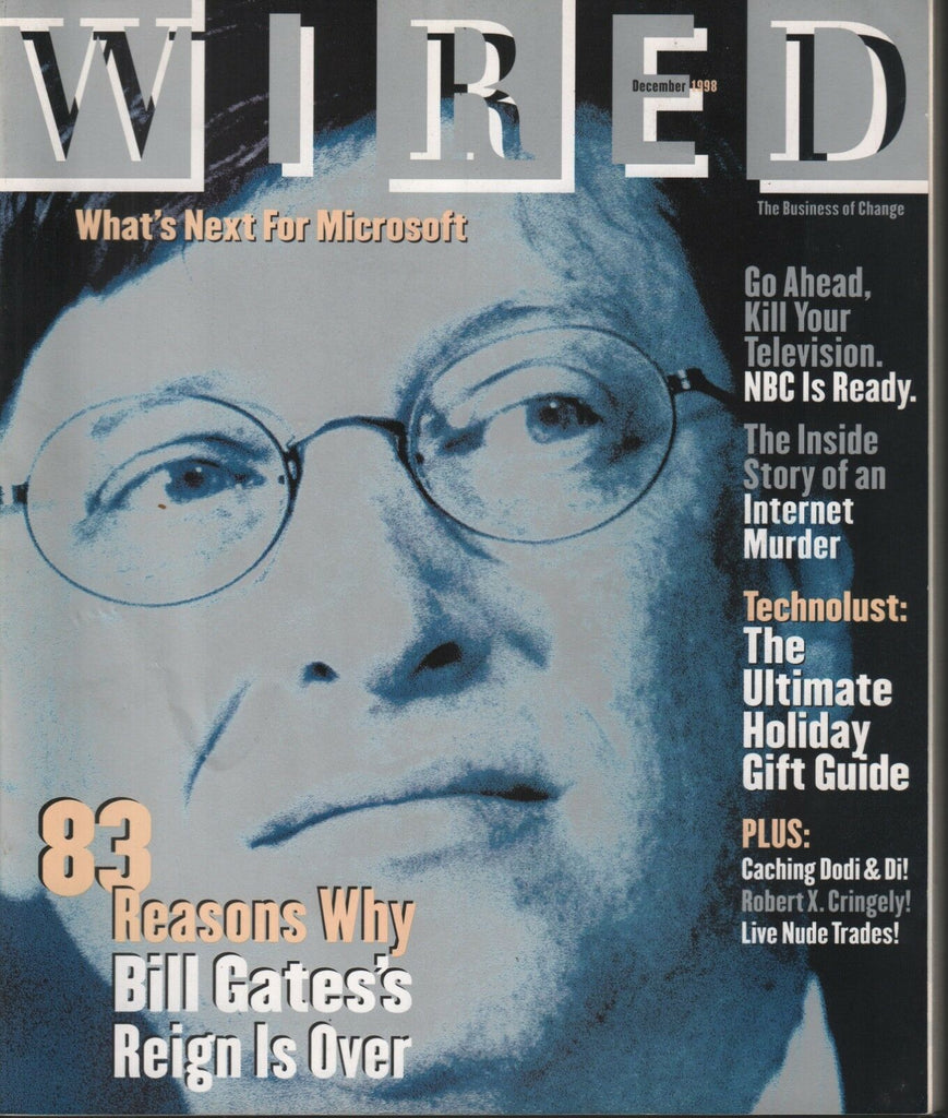Wired December 1998 Microsoft Bill Gates Business of Change 092118AME
