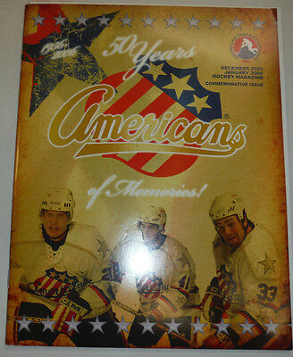 50 Years Of Americans Hockey Magazine December 2005 122214R2