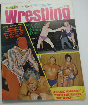 Inside Wrestling Magazine Johnny Valentine Bruiser January 1974 092014R