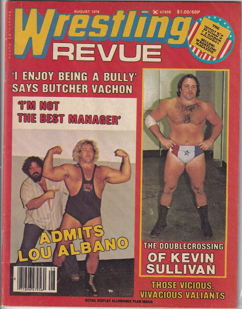 Wrestling Revue Magazine Butch Vachon Kevin Sullivan August 1978 061419nonr