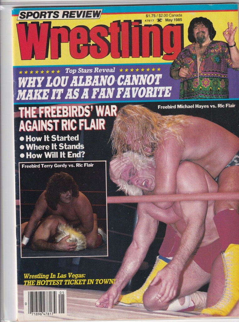 Sports Review Wrestling Lou Albano The Freebirds' May 1985 060419nonr