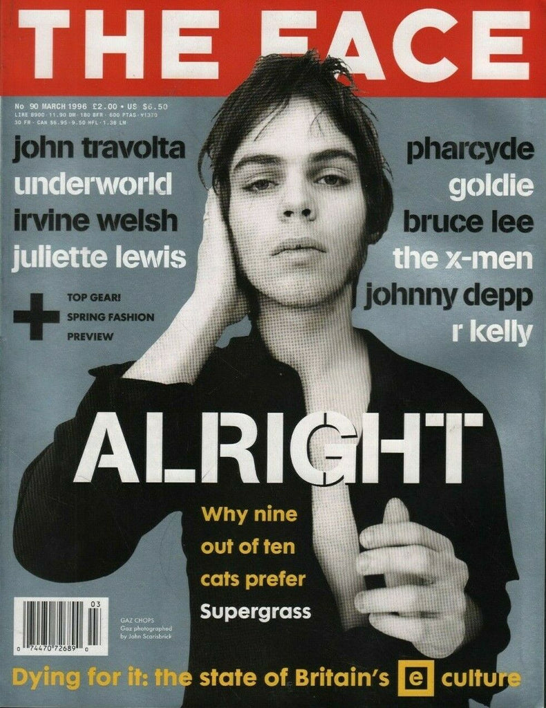 The Face Magazine March 1996 John Travolta Bruce Lee Johnny Depp 062019DBE