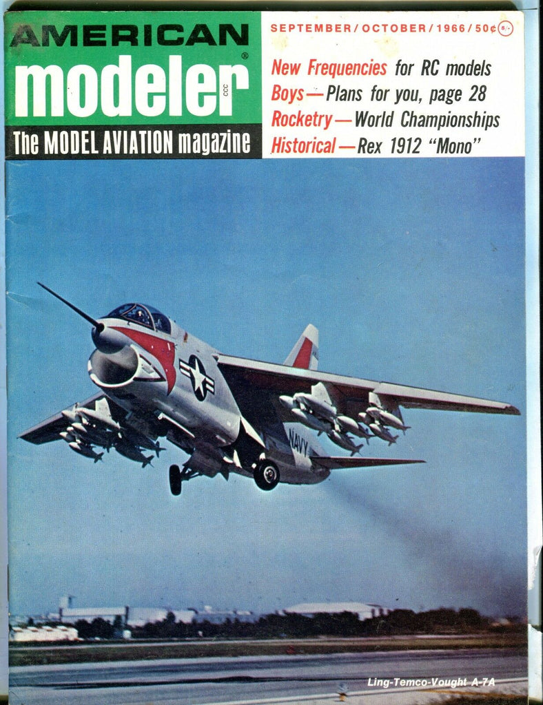 American Modeler Magazine Sep/Oct 1966 Ling-Temco Vought A-7A VG 040617nonjhe