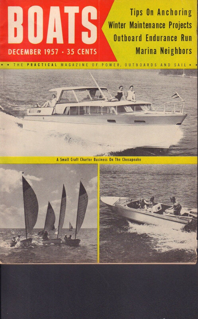 Boats December 1957 Tips on Anchoring, Marina Neighbors 051017nonDBE